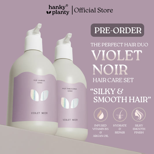 Hanky Planty Violet Noir Shampoo & Conditioner 500ml Christmas Set