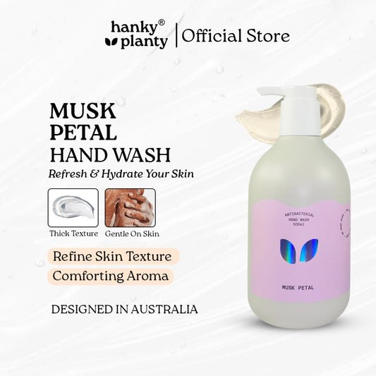 Hanky Planty Hand Wash Valentine Set Wild Floral Musk Petal 500ml Valentine Gift