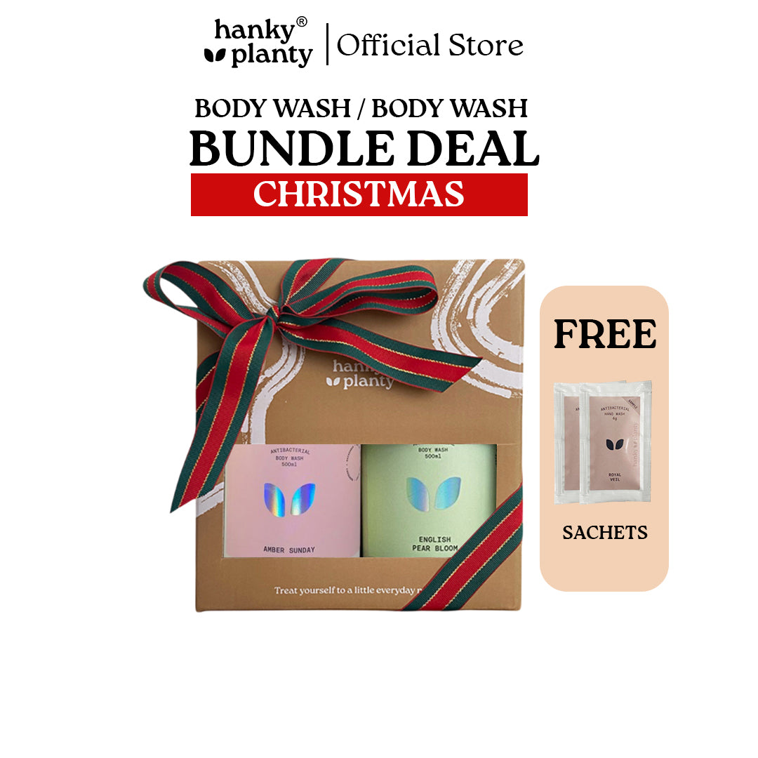 Hanky Planty Body Wash Duo Christmas Bundle – Body Wash + Body Wash Gift Set