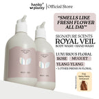 Hanky Planty Royal Veil Body Wash & Hand Wash 500ml Signature Set, gift set — sulfate-free, plant-derived, made in Malaysia