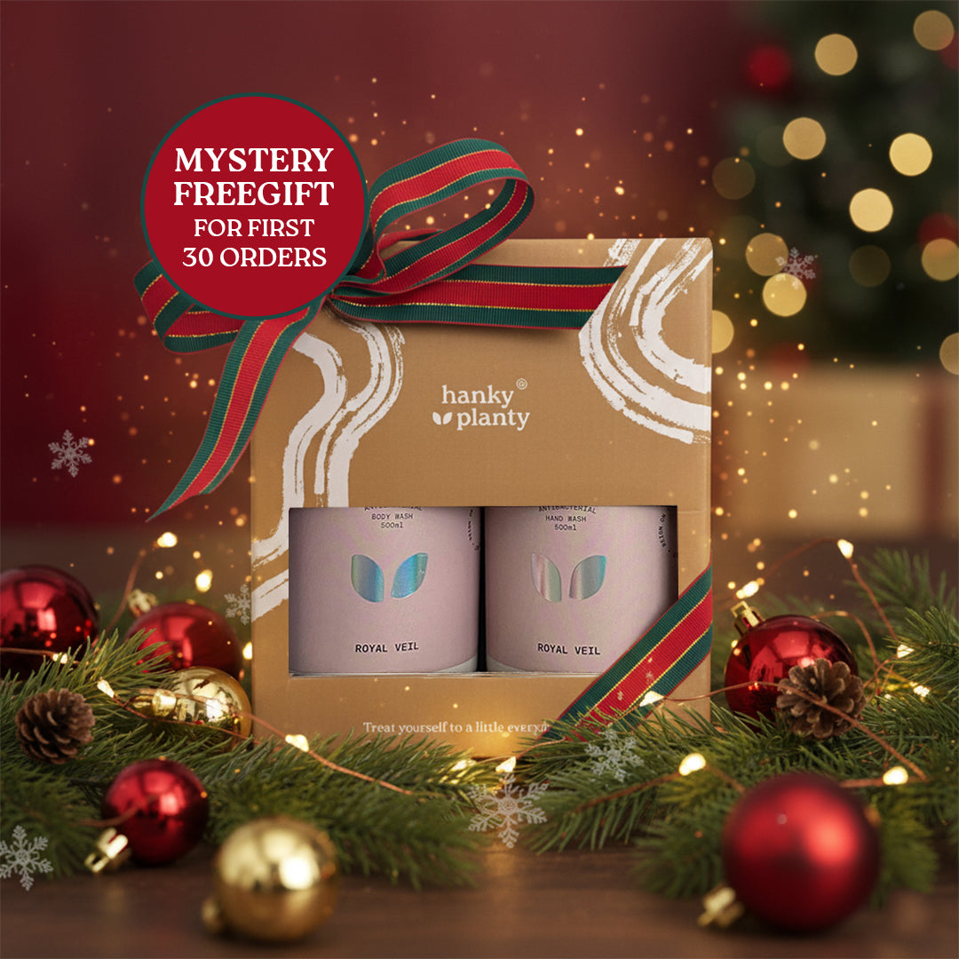 Hanky Planty Royal Veil Body Wash & Hand Wash 500ml  Christmas Set