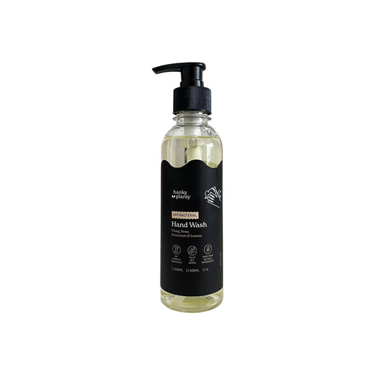 Premium Antibacterial Hand Wash - Ylang, Rose, Geranium & Lemon