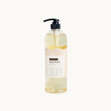 1L Mangosteen Body Wash in clear pump bottle with minimalist label, gentle and refreshing formula by Hanky Planty
