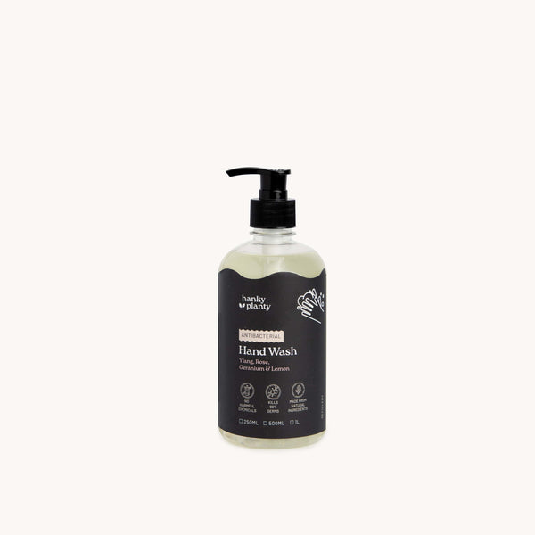 Premium Antibacterial Hand Wash - Ylang, Rose, Geranium & Lemon 500ml(EXP JUN 2026)
